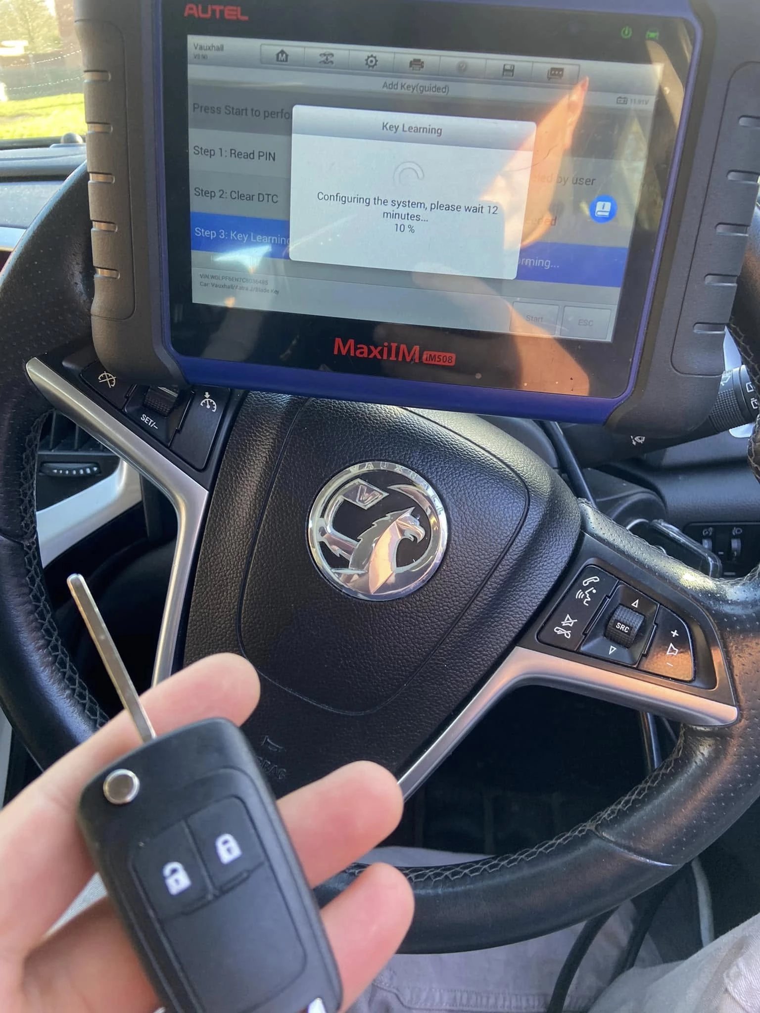 Vauxhall all keys lost replacement key programming by mobile auto locksmith in Stratford-upon-Avon