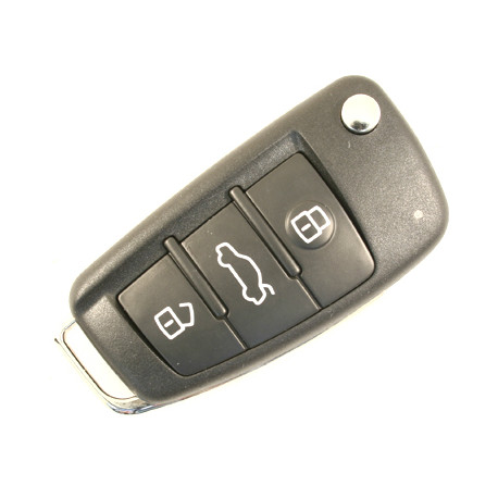 Audi Remote Key AKRM169 - 3 Button Flip Key for A3, S3 Models