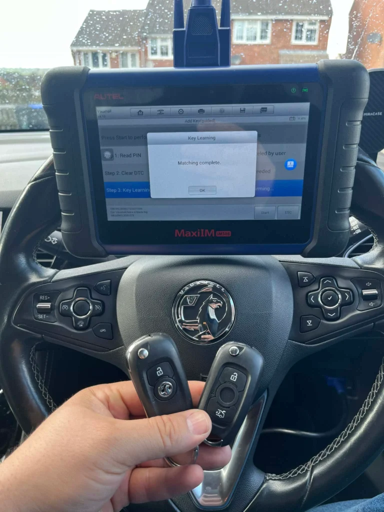 Vauxhall Astra K spare key programming Northampton auto locksmith